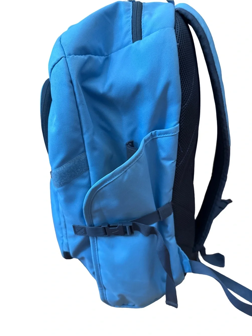 Nike Baby Blue/Navy Blue Baseball BackPack Bat & Helmet Bag Swoosh Logo